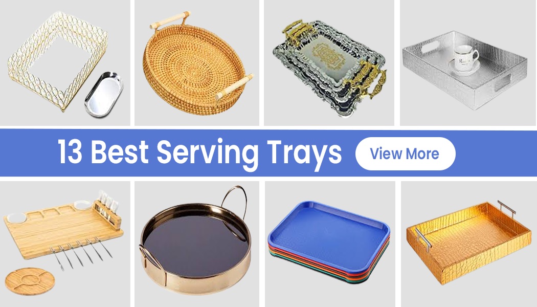 13 Perfect Serving Trays Make It Easy To Serve Drinks And Snacks